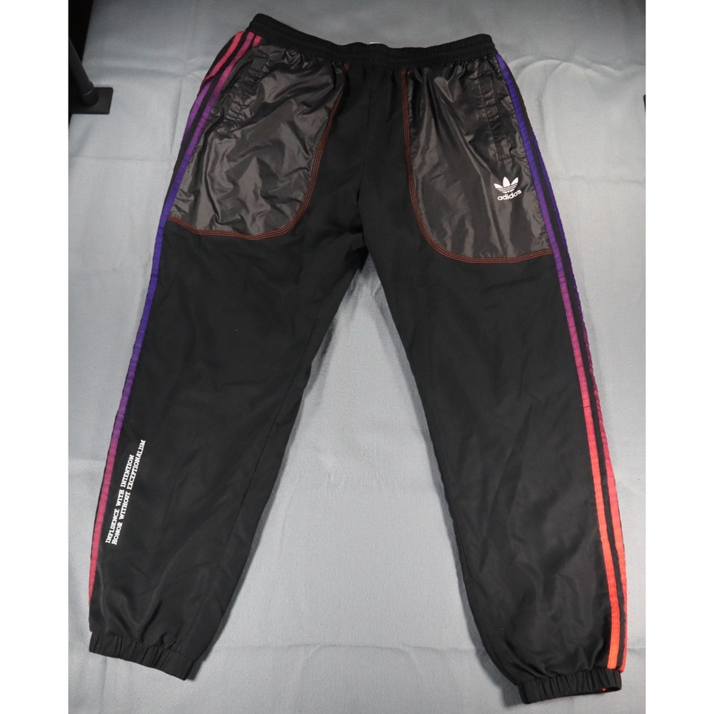 Adidas Originals HBE Wind Track Pants Men's Black XL Mesh Lined Joggers